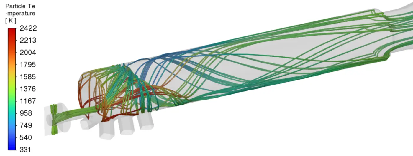 Heterogenous Combustion in Solid-Ducted Rocket